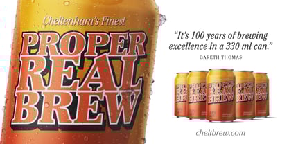 ITC Cheltenham Font Poster 2